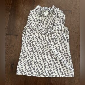 Loft animal print top